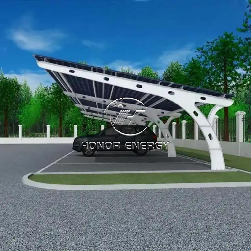 इस्पात Y प्रकार सौर्य carport माउन्ट